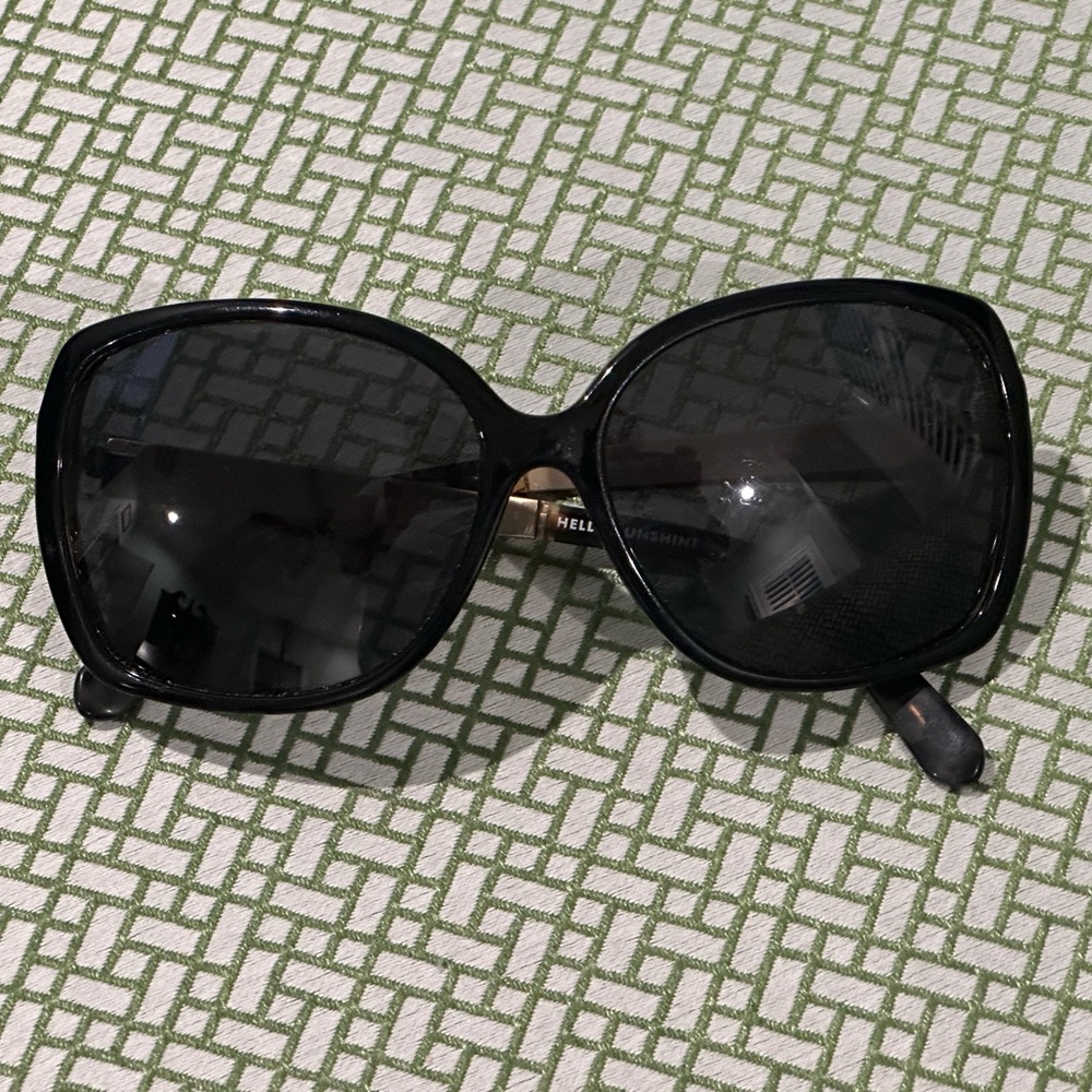 Kate Spade Black Sunglasses with Classic Frames Hello Sunshine Tortoise perfect